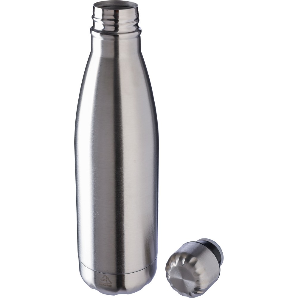 Butelka sportowa 650ml ze stali z recyklingu - Butelki i bidony z nadrukiem logo | VEBI - zdjęcie 14