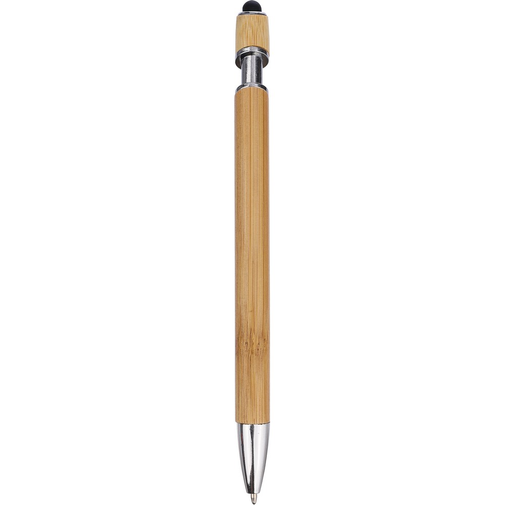 Bambusowy długopis z touch pen - ekologiczny gadżet reklamowy - Długopisy ekologiczne z nadrukiem logo | VEBI
