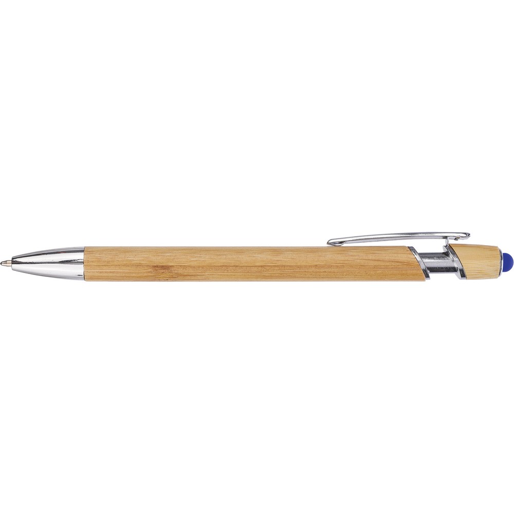 Bambusowy długopis z touch pen - ekologiczny gadżet reklamowy - Długopisy ekologiczne z nadrukiem logo | VEBI - zdjęcie 6