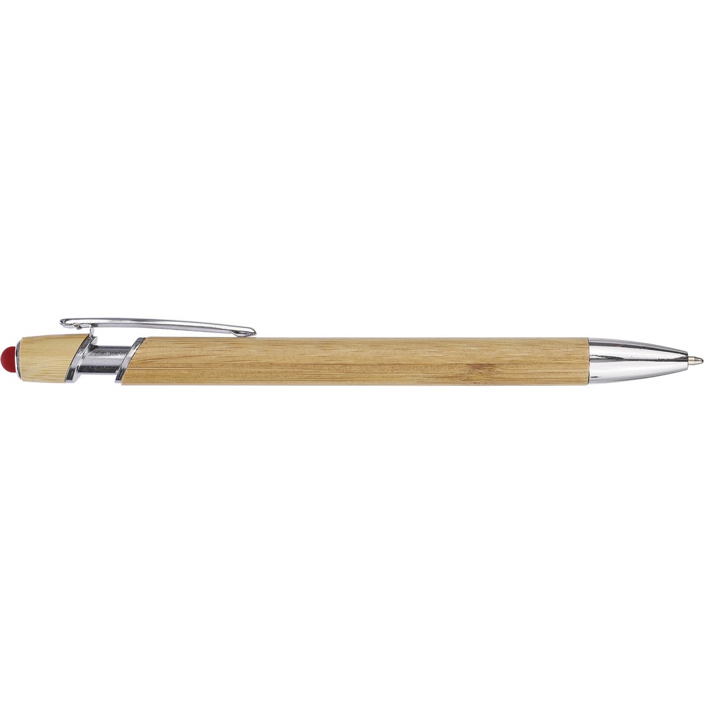 Bambusowy długopis z touch pen - ekologiczny gadżet reklamowy - Długopisy ekologiczne z nadrukiem logo | VEBI - zdjęcie 5