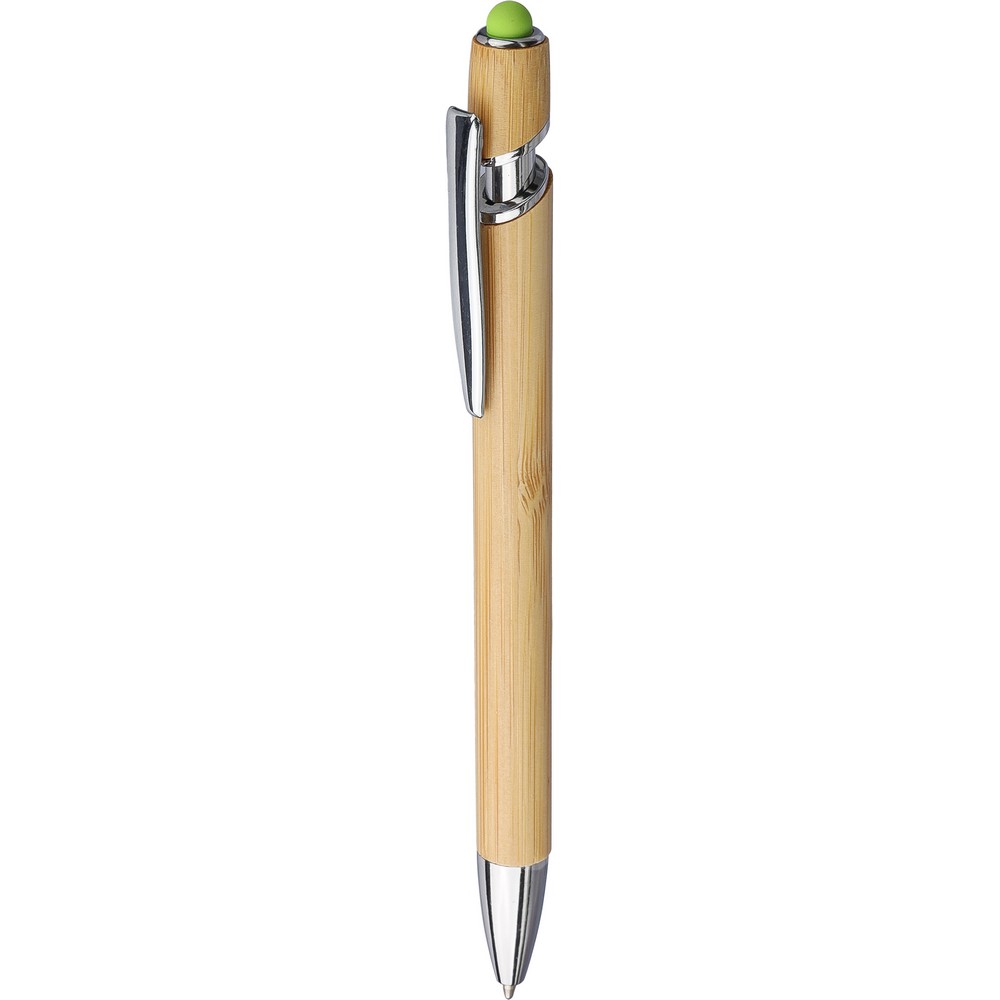 Bambusowy długopis z touch pen - ekologiczny gadżet reklamowy - Długopisy ekologiczne z nadrukiem logo | VEBI - zdjęcie 10