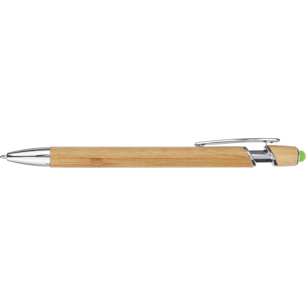 Bambusowy długopis z touch pen - ekologiczny gadżet reklamowy - Długopisy ekologiczne z nadrukiem logo | VEBI - zdjęcie 11