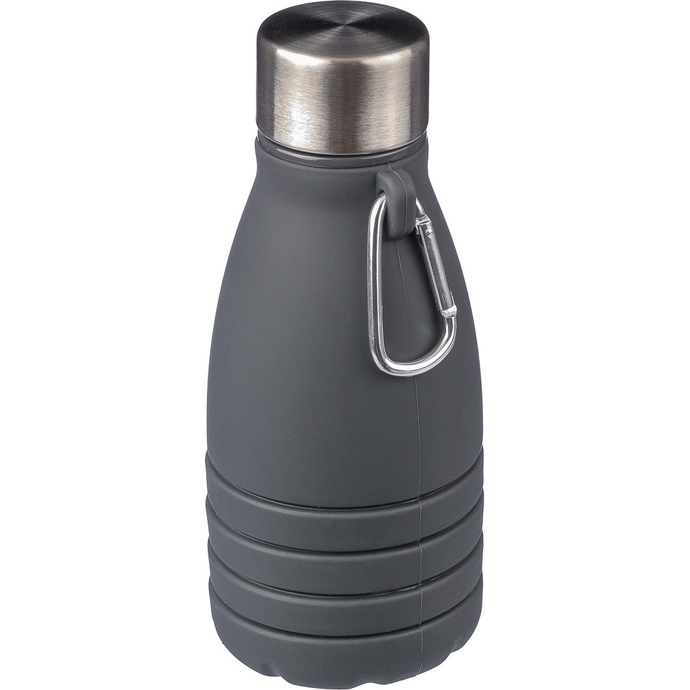 Składana butelka sportowa 550ml z karabińczykiem - gadżet reklamowy - zdjęcie 2