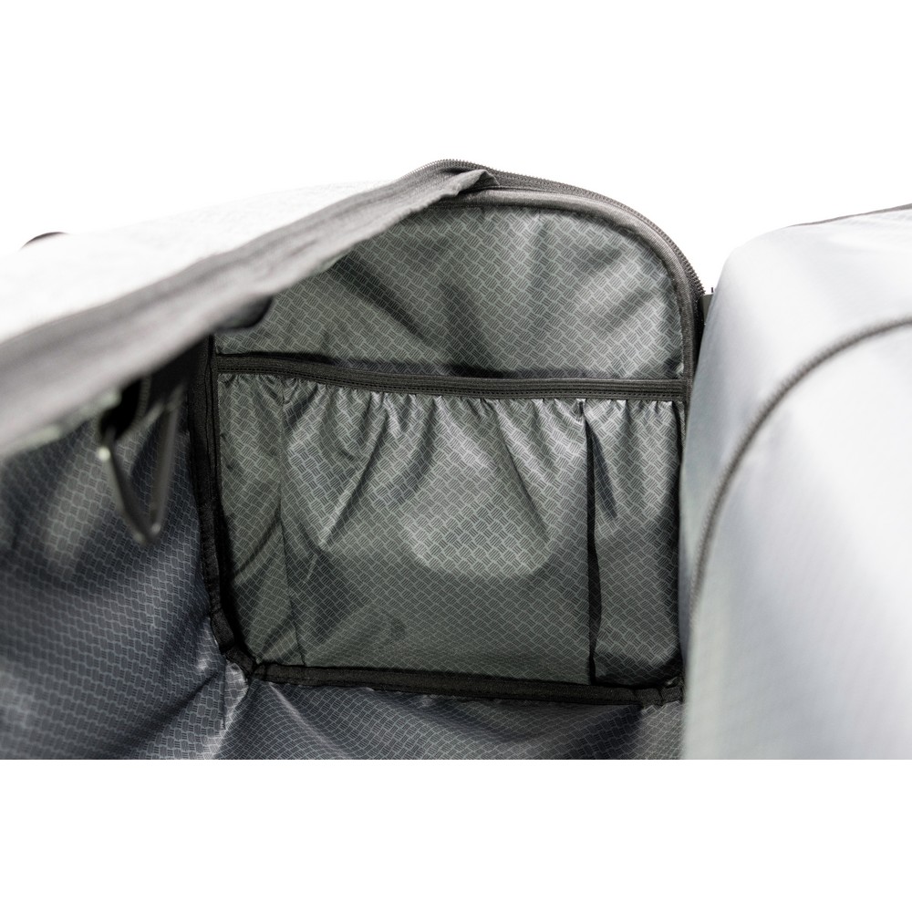 Torba sportowa Voyager z ekologicznego RPET - składana 35L - Torby i walizki podróżne z nadrukiem logo | VEBI - zdjęcie 9