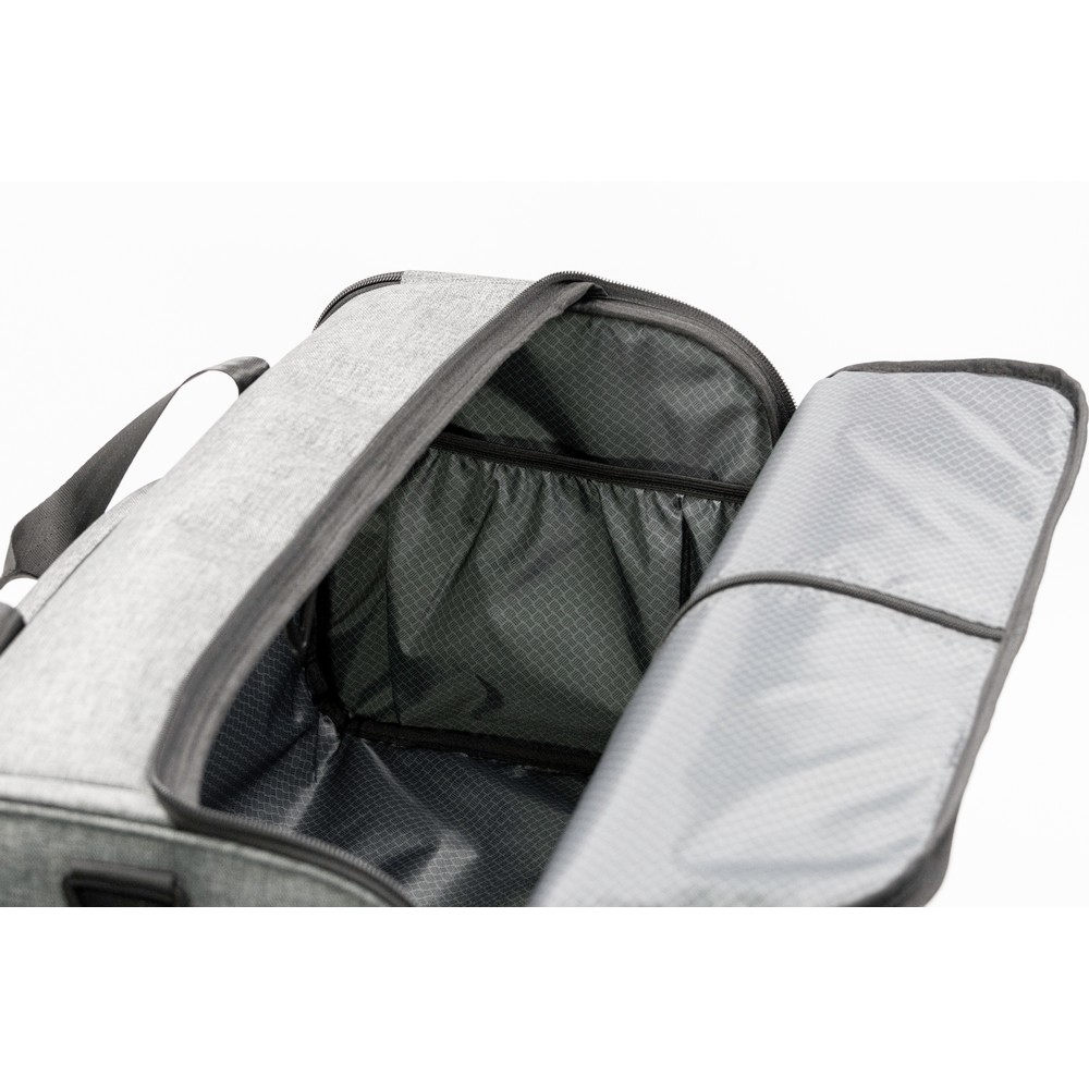 Torba sportowa Voyager z ekologicznego RPET - składana 35L - Torby i walizki podróżne z nadrukiem logo | VEBI - zdjęcie 10