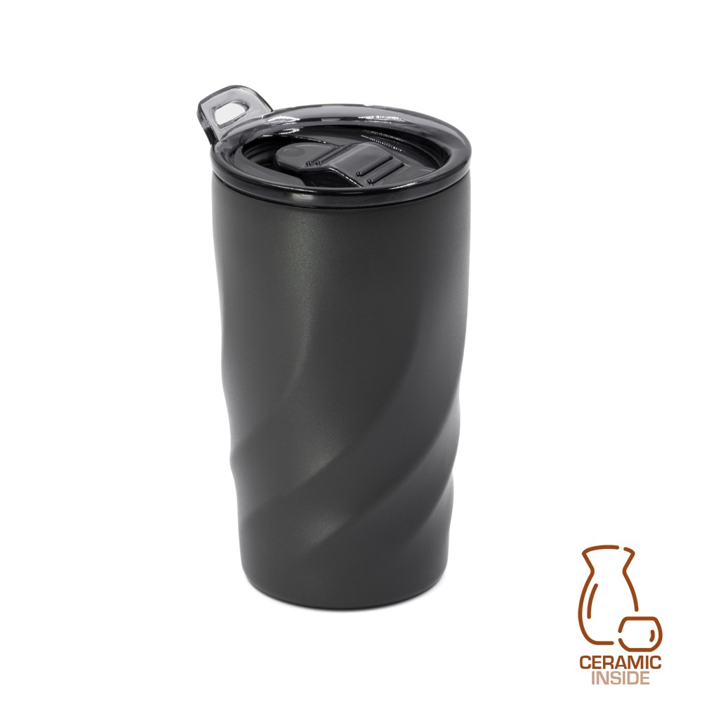 Kubek podróżny ceramiczny Vortex Calix 400ml z logo firmy