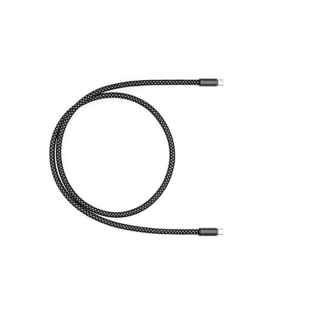 Kabel ładujący z RPET BrandCharger Volt 60W z nadrukiem logo