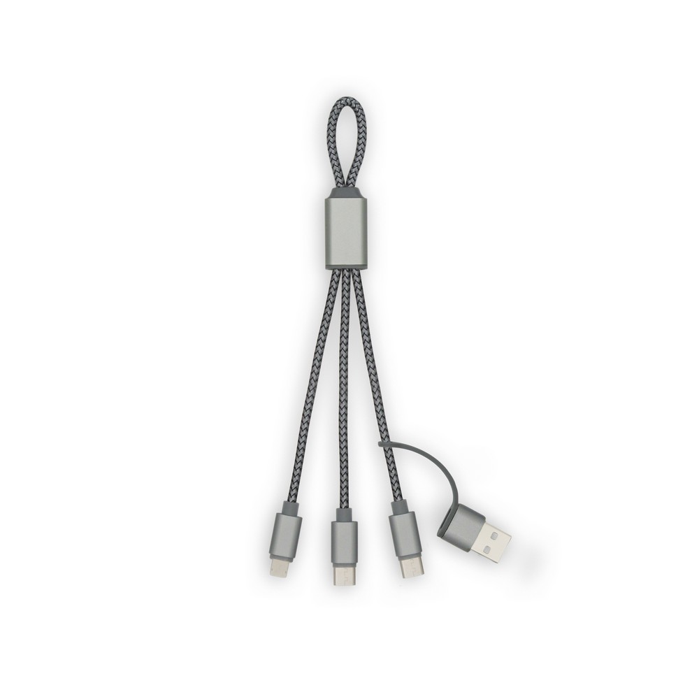 Wytrzymały kabel ładujący Trident 2 - USB-A/Type-C/iOS - zdjęcie 2