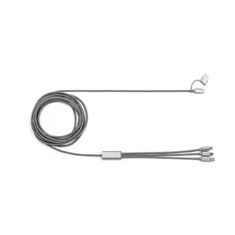 Wzmocniony kabel 3w1 BrandCharger Trident 2+