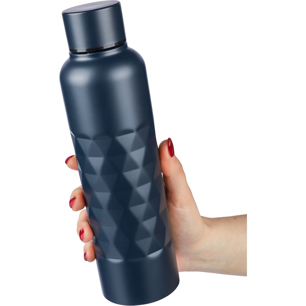 Stalowa butelka sportowa Diamond 800ml z nadrukiem logo - Butelki i bidony z nadrukiem logo | VEBI - zdjęcie 5