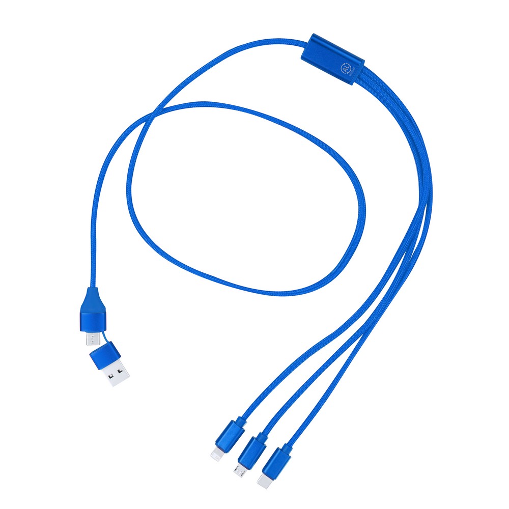 Kabel do ładowania z aluminium z recyklingu - Kable z nadrukiem logo | VEBI - zdjęcie 2