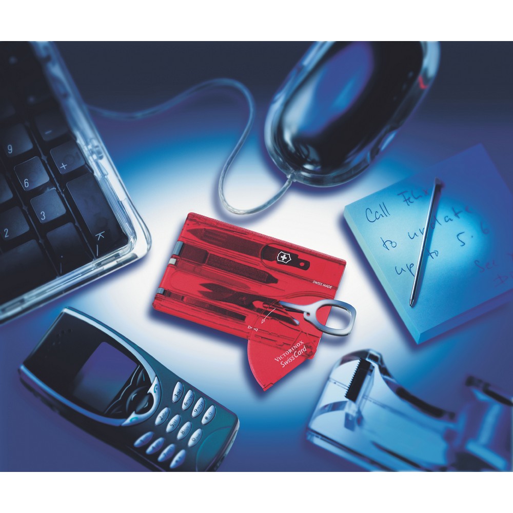 Wielofunkcyjne narzędzie Victorinox SwissCard Classic - Narzędzia z nadrukiem logo | VEBI - zdjęcie 4