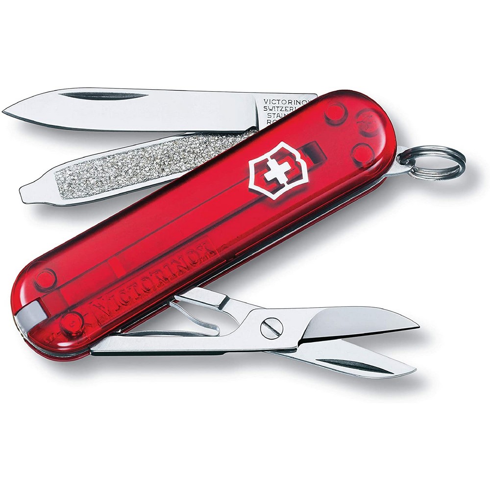 Narzędzie wielofunkcyjne Victorinox Classic SD z 7 funkcjami - Noże i scyzoryki z nadrukiem logo | VEBI