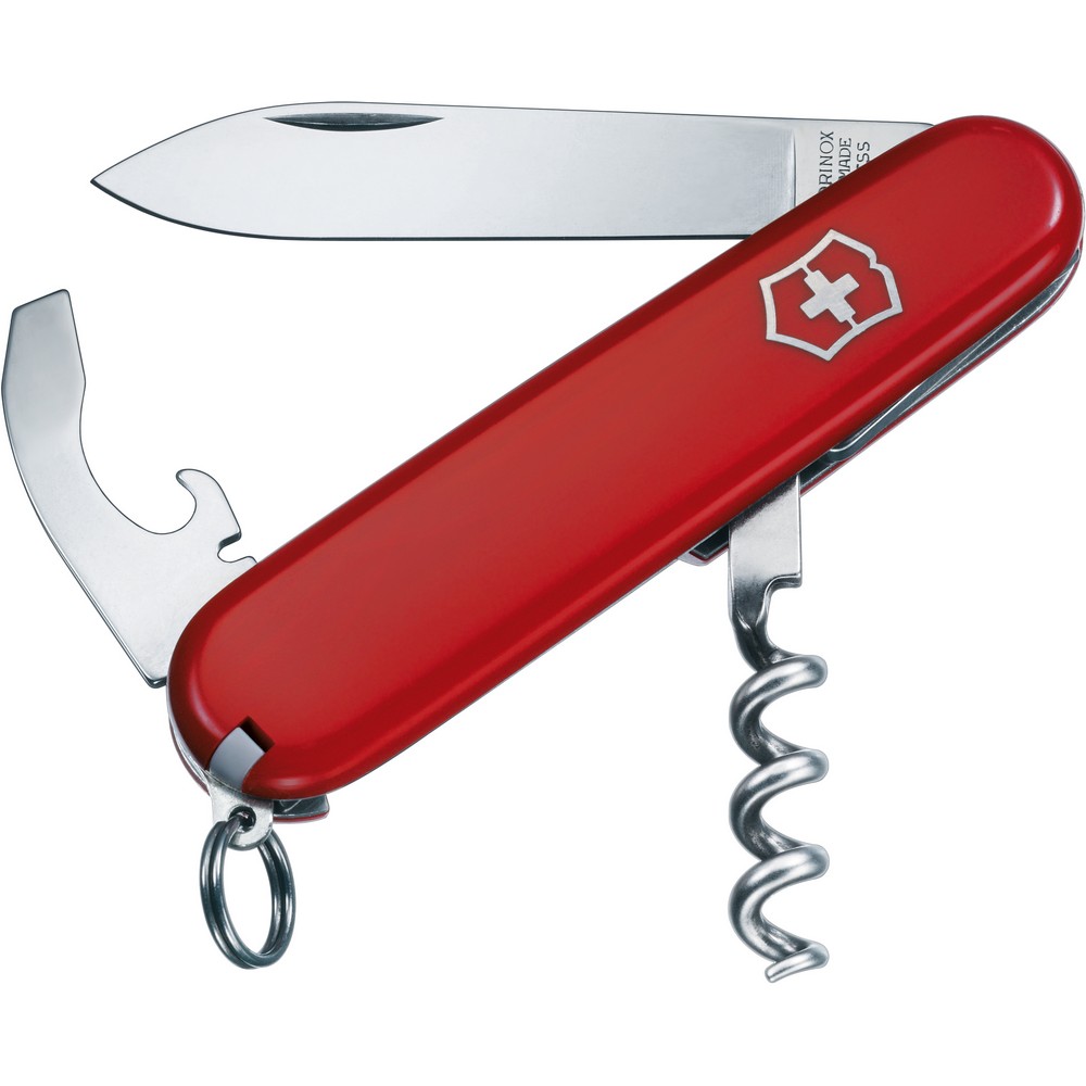 Nóż wielofunkcyjny Victorinox Waiter - 9 funkcji w jednym - Noże i scyzoryki z nadrukiem logo | VEBI