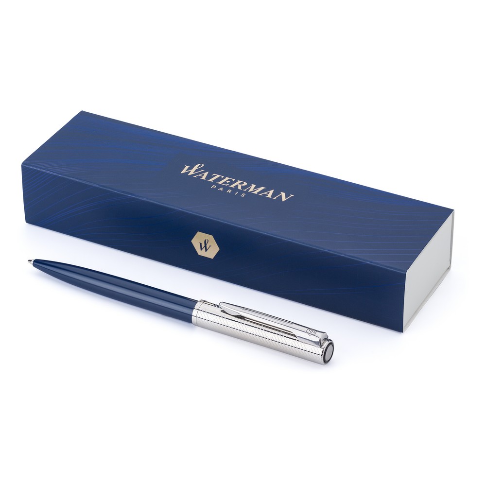 Waterman Allure Deluxe – elegancki długopis ze stali w etui - Długopisy metalowe z nadrukiem logo | VEBI