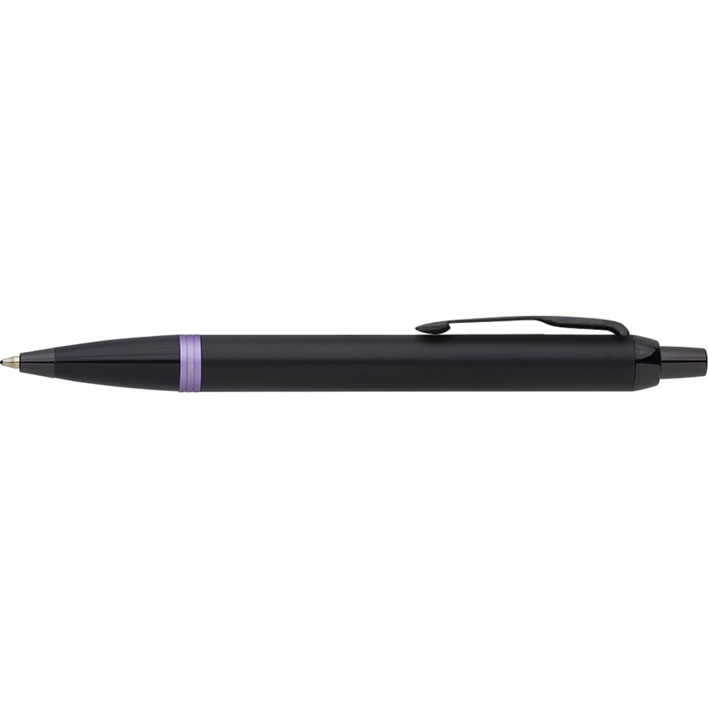 Parker IM Vibrant Rings – metalowy długopis w pudełku upominkowym - Długopisy metalowe z nadrukiem logo | VEBI - zdjęcie 5