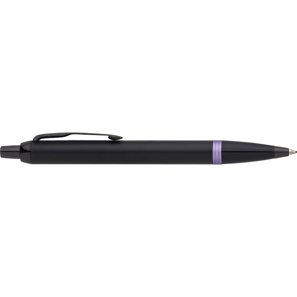 Parker IM Vibrant Rings – metalowy długopis w pudełku upominkowym - Długopisy metalowe z nadrukiem logo | VEBI - zdjęcie 6