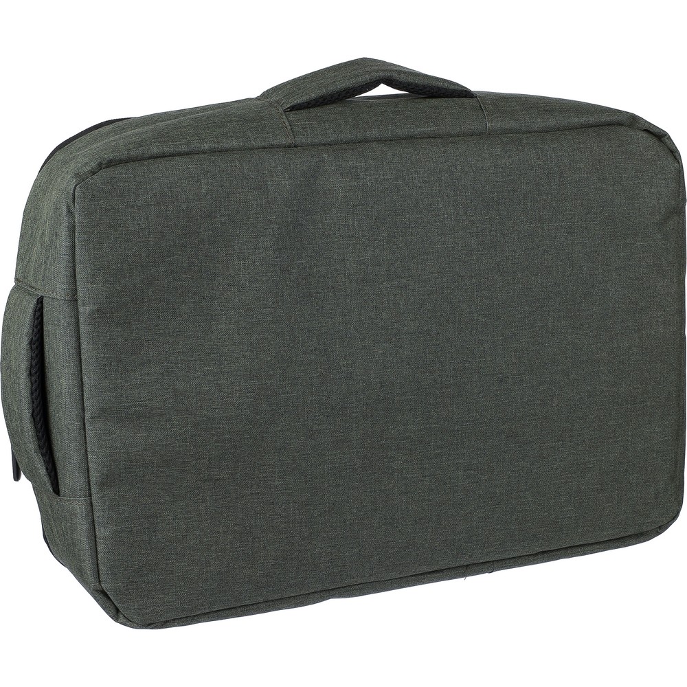 Plecak biznesowy na laptop 15" z materiału RPET 12L - Torby i plecaki na laptopy z nadrukiem logo | VEBI - zdjęcie 9