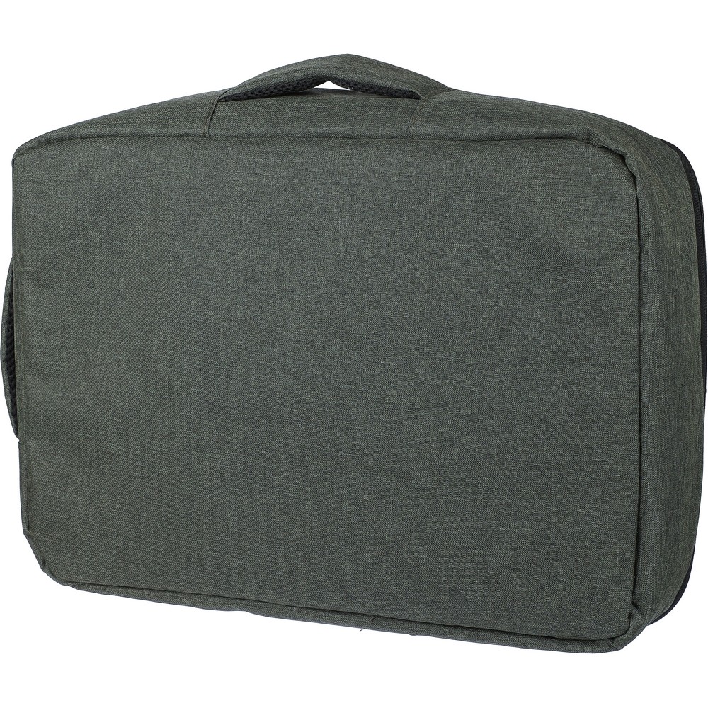 Plecak biznesowy na laptop 15" z materiału RPET 12L - Torby i plecaki na laptopy z nadrukiem logo | VEBI - zdjęcie 10