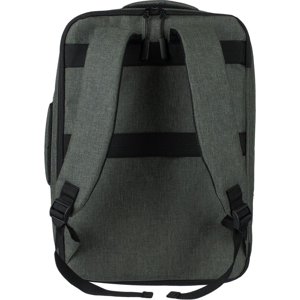 Plecak biznesowy na laptop 15" z materiału RPET 12L - Torby i plecaki na laptopy z nadrukiem logo | VEBI - zdjęcie 18