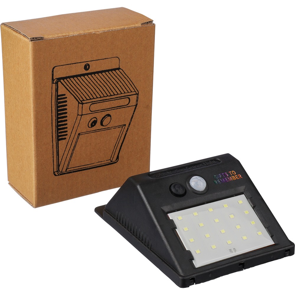 Solarna lampa LED z czujnikiem ruchu i zmierzchu - Elektronika z nadrukiem logo | VEBI - zdjęcie 6