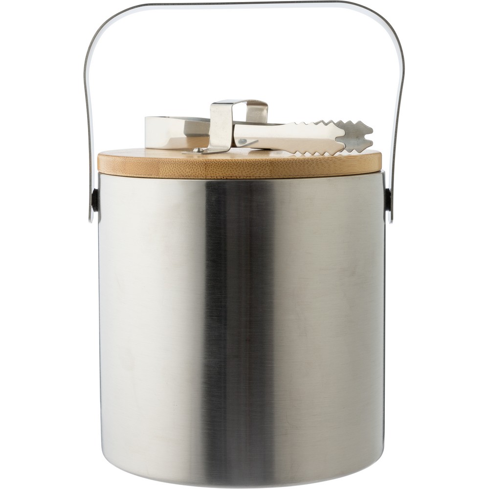 Cooler do lodu ze stali nierdzewnej z logo 1200ml - Akcesoria barowe z nadrukiem logo | VEBI - zdjęcie 8