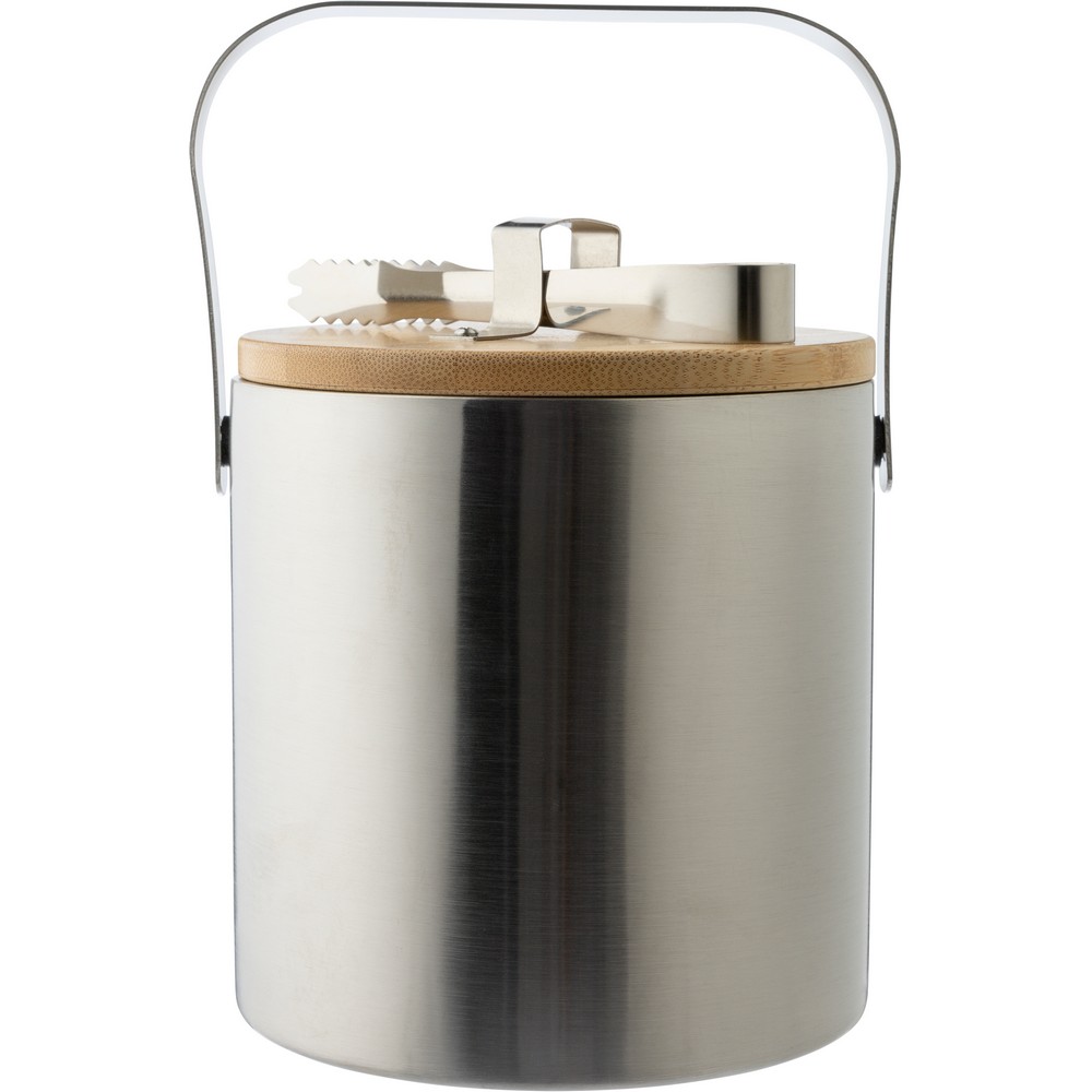 Cooler do lodu ze stali nierdzewnej z logo 1200ml - Akcesoria barowe z nadrukiem logo | VEBI - zdjęcie 9