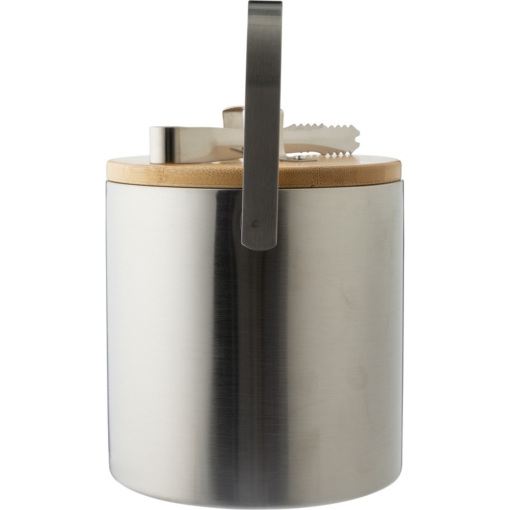 Cooler do lodu ze stali nierdzewnej z logo 1200ml - Akcesoria barowe z nadrukiem logo | VEBI - zdjęcie 13
