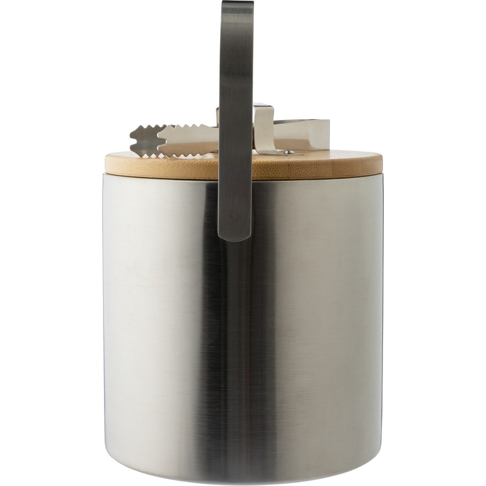 Cooler do lodu ze stali nierdzewnej z logo 1200ml - Akcesoria barowe z nadrukiem logo | VEBI - zdjęcie 14