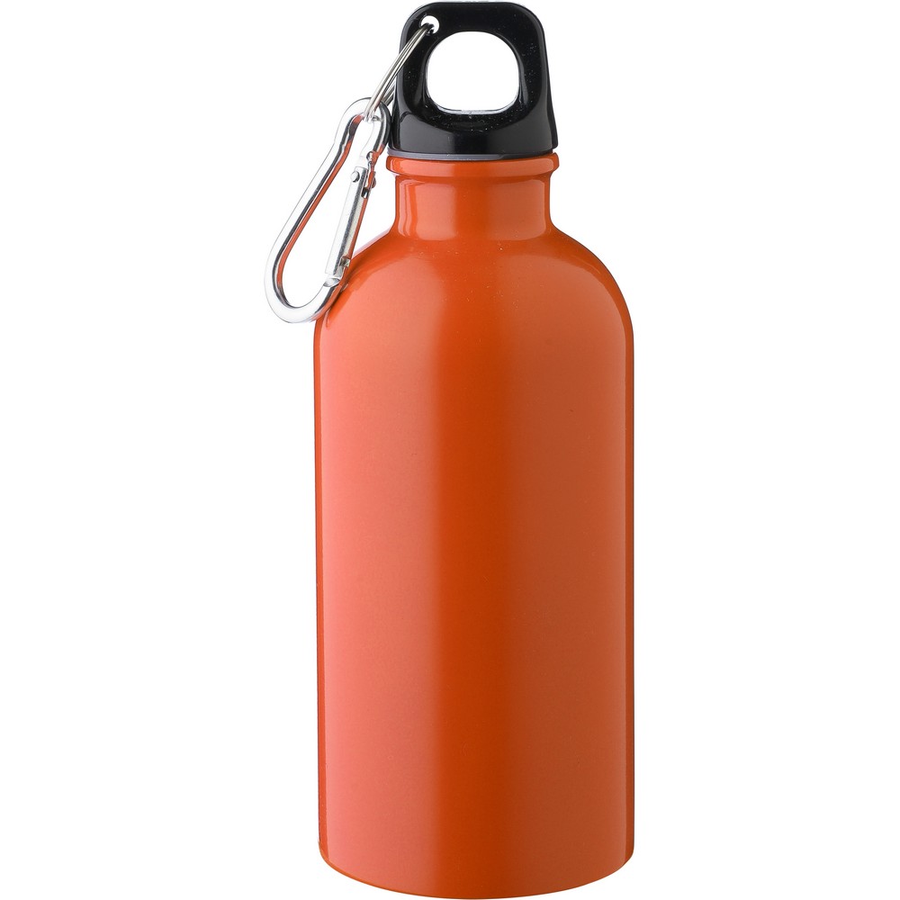Stalowa butelka sportowa 400ml z recyklingu - Butelki i bidony z nadrukiem logo | VEBI - zdjęcie 21