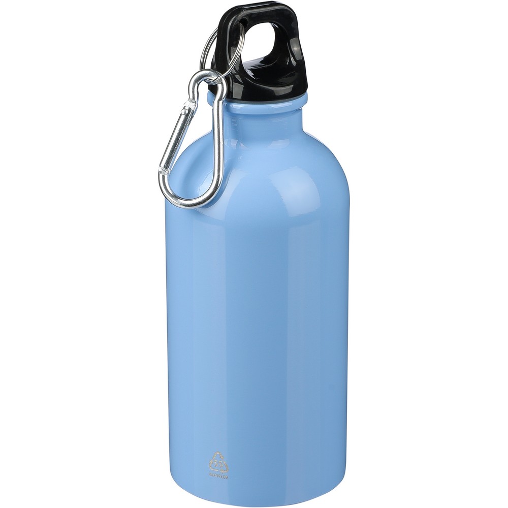 Stalowa butelka sportowa 400ml z recyklingu - Butelki i bidony z nadrukiem logo | VEBI - zdjęcie 5