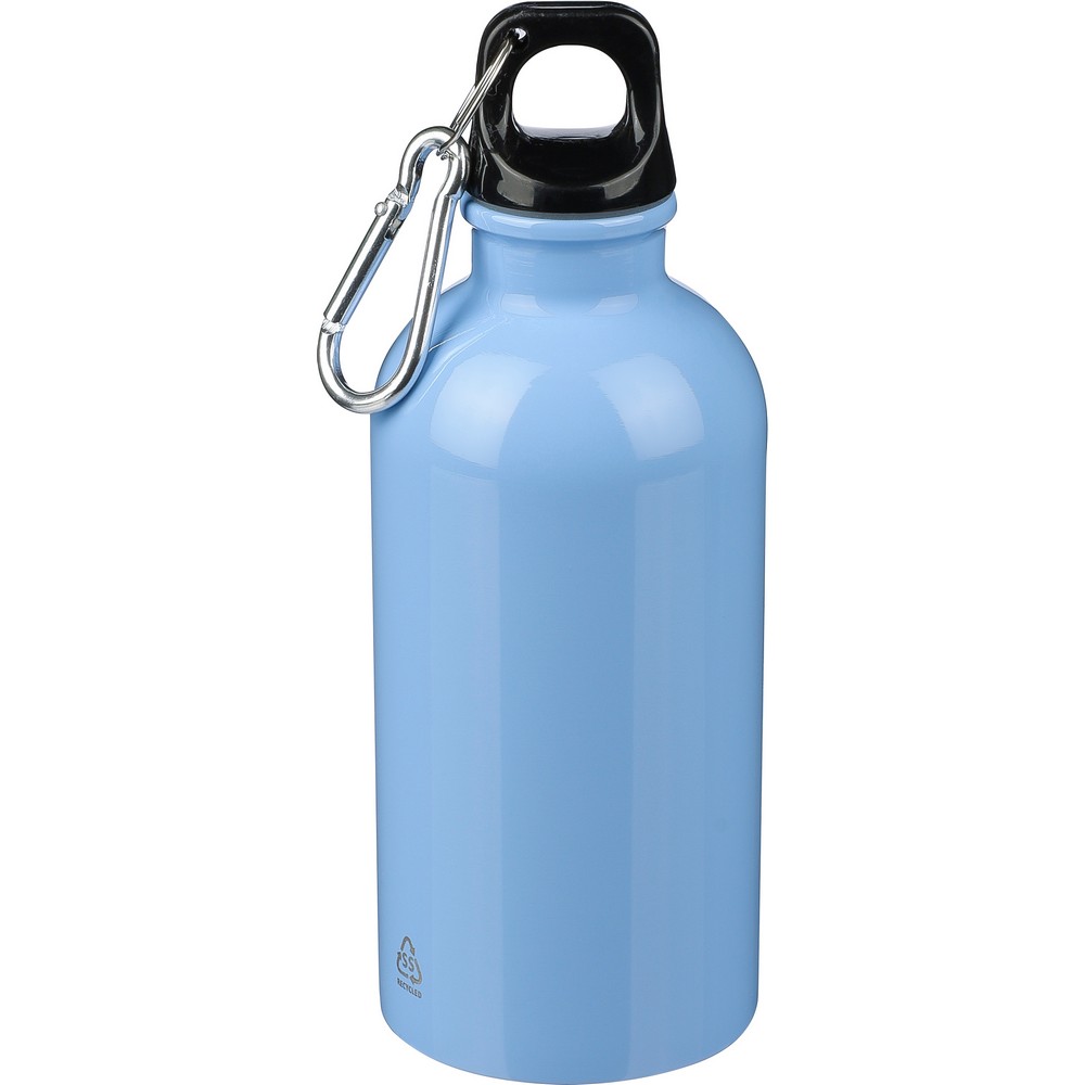 Stalowa butelka sportowa 400ml z recyklingu - Butelki i bidony z nadrukiem logo | VEBI - zdjęcie 9