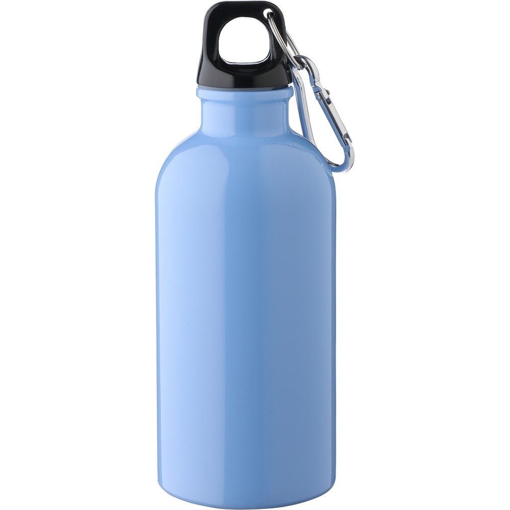Stalowa butelka sportowa 400ml z recyklingu - Butelki i bidony z nadrukiem logo | VEBI - zdjęcie 10
