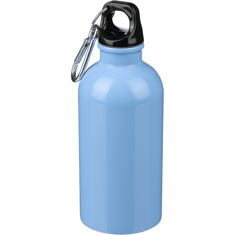 Stalowa butelka sportowa 400ml z recyklingu - Butelki i bidony z nadrukiem logo | VEBI - zdjęcie 14