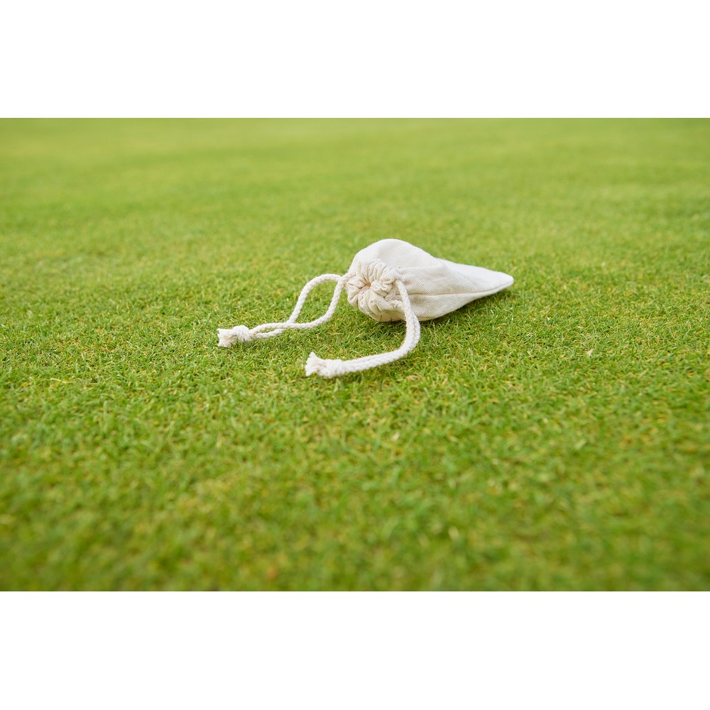 Drewniany zestaw golfowy w worku bawełnianym - Gry i zabawy z nadrukiem logo | VEBI - zdjęcie 2
