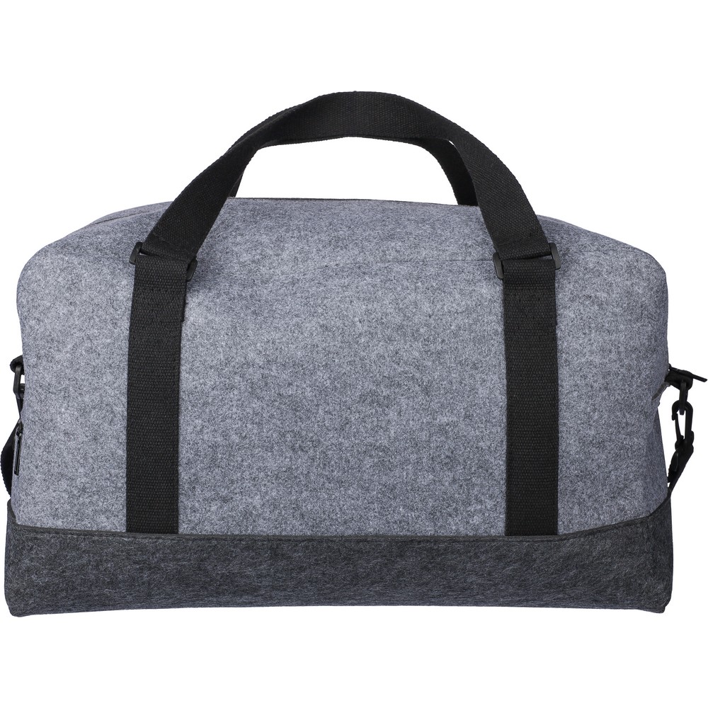 Torba podróżna z filcu RPET 30L – sportowy styl eko - Torby i walizki podróżne z nadrukiem logo | VEBI - zdjęcie 9