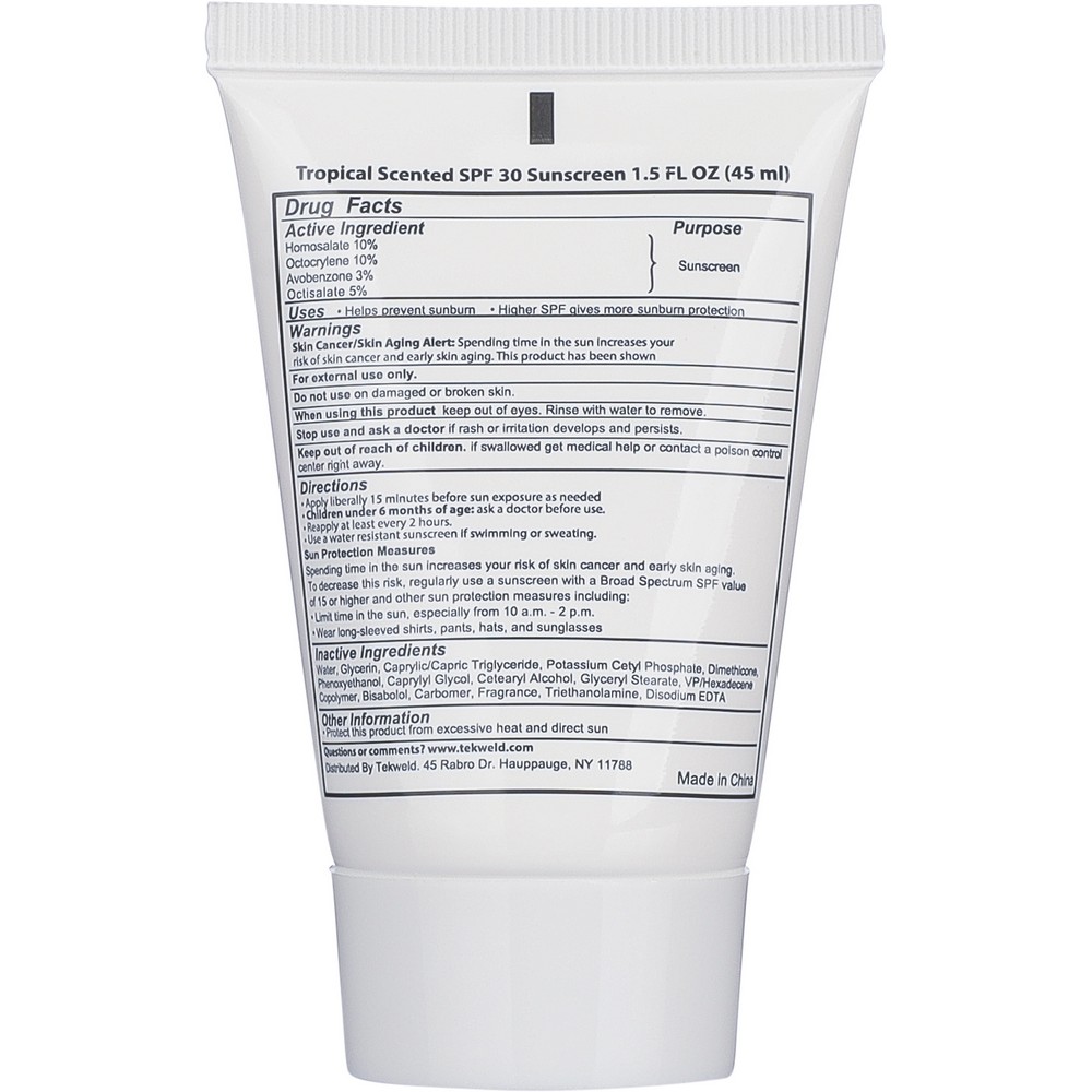 Krem przeciwsłoneczny SPF30 z logo firmy - zapach waniliowy - Akcesoria plażowe z nadrukiem logo | VEBI - zdjęcie 5