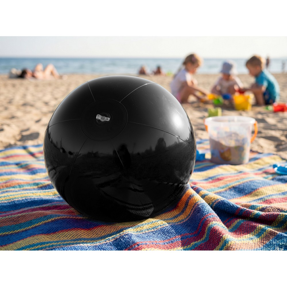 Dmuchana piłka plażowa Brianda 35cm - kolorowa zabawa nad wodą - Akcesoria plażowe z nadrukiem logo | VEBI - zdjęcie 5