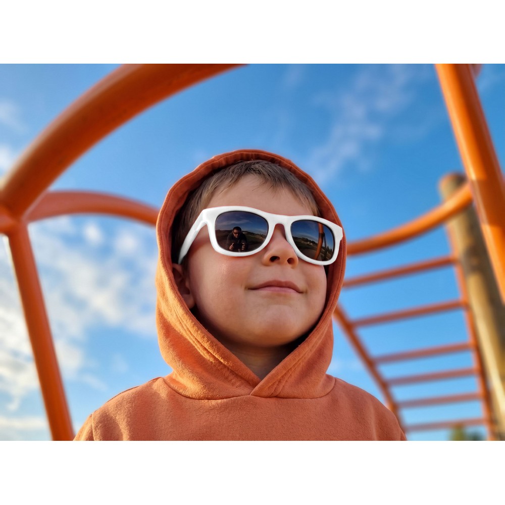 Dziecięce okulary przeciwsłoneczne Sia z filtrem UV400 - Okulary przeciwsłoneczne z nadrukiem logo | VEBI - zdjęcie 2