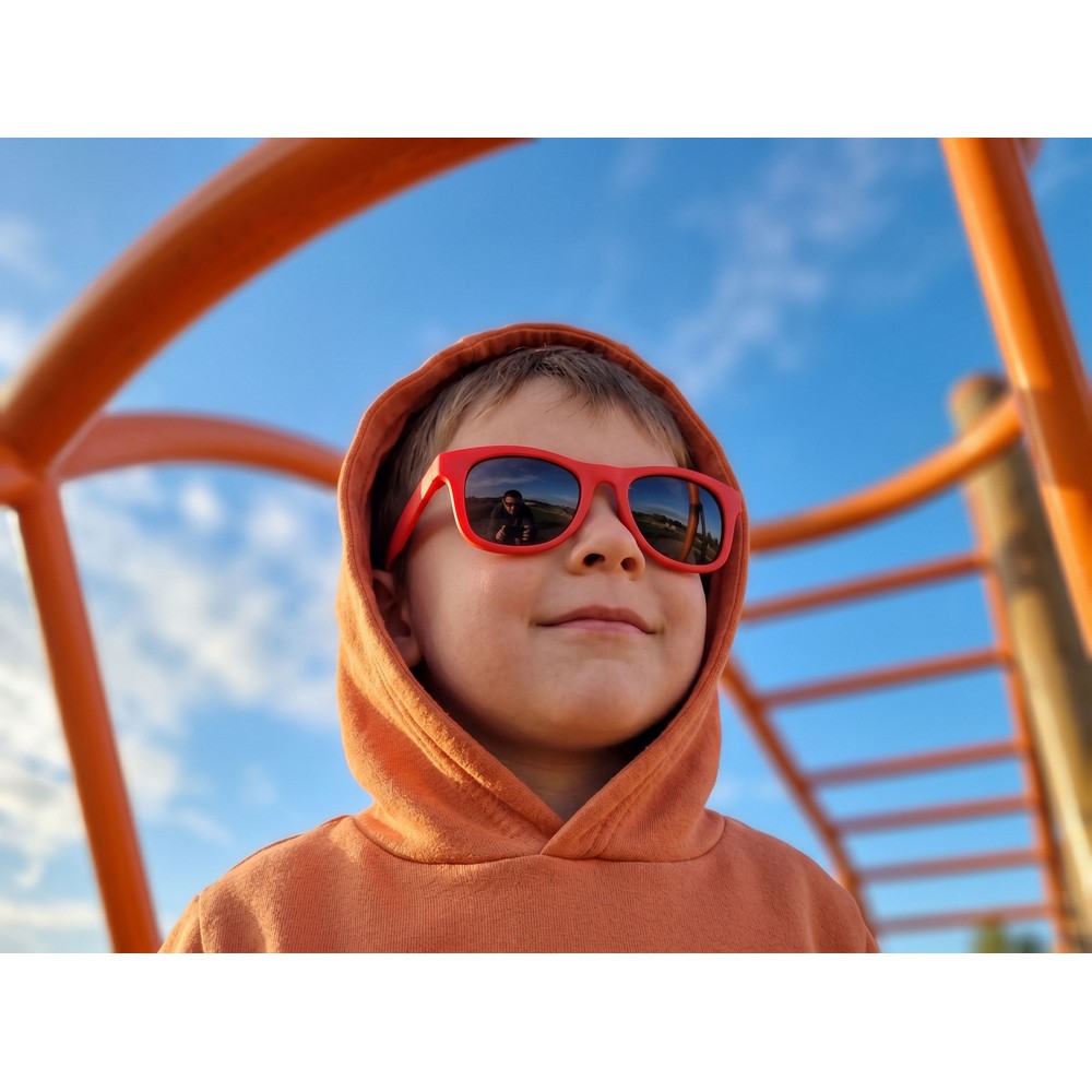 Dziecięce okulary przeciwsłoneczne Sia z filtrem UV400 - Okulary przeciwsłoneczne z nadrukiem logo | VEBI - zdjęcie 12