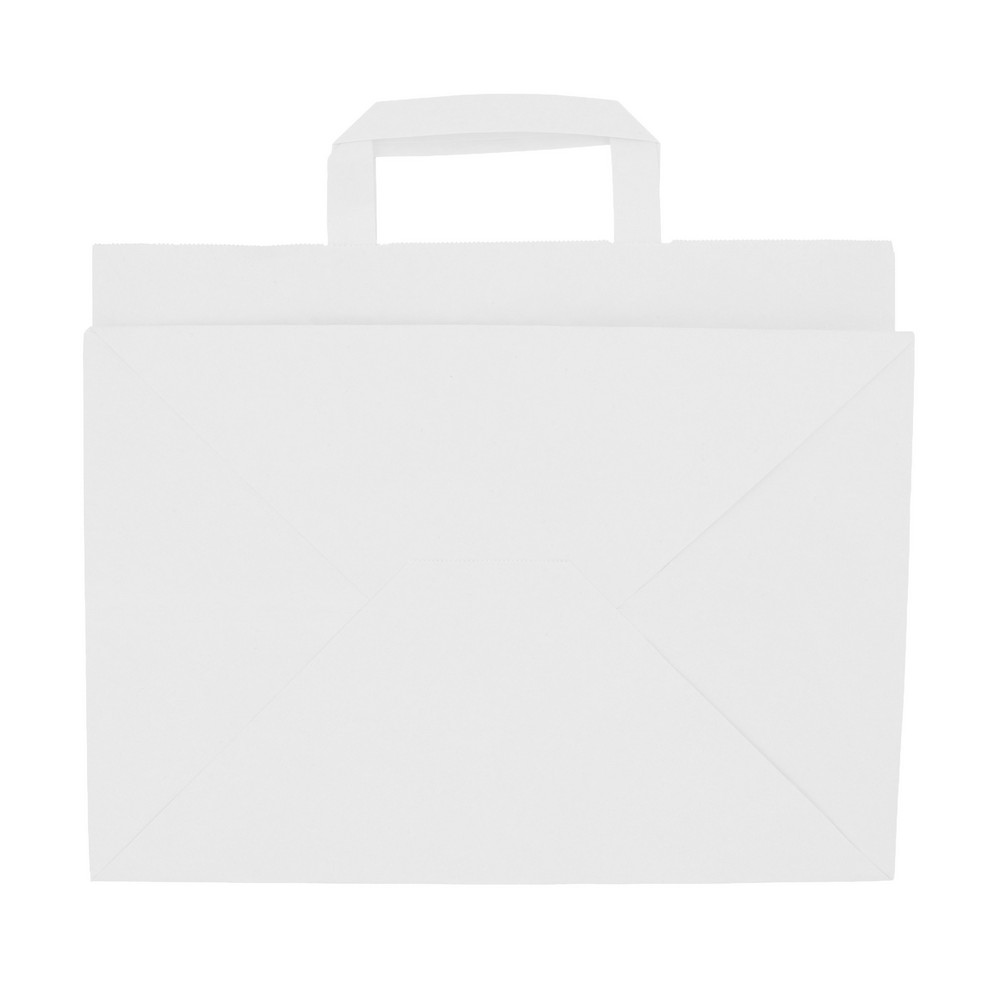 Elegancka torba papierowa Bisara z płaskimi uchwytami - zdjęcie 4