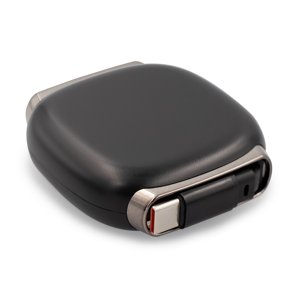 Rozwijany kabel USB-C Luborek z regulacją długości - Kable z nadrukiem logo | VEBI - zdjęcie 3