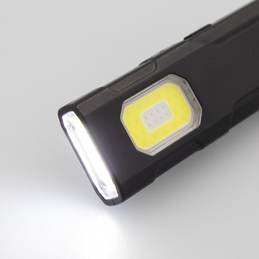 Aluminiowa latarka z magnesem i klipsem USB-C | Zelik - Latarki i lampki z nadrukiem logo | VEBI - zdjęcie 11