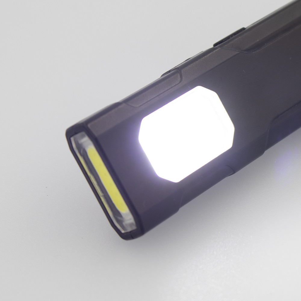 Aluminiowa latarka z magnesem i klipsem USB-C | Zelik - Latarki i lampki z nadrukiem logo | VEBI - zdjęcie 12