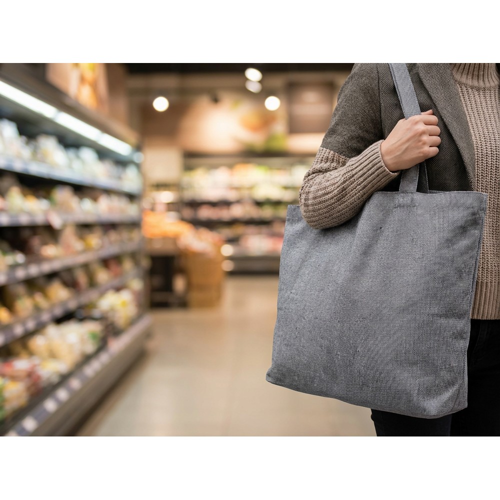 Torba zakupowa B'RIGHT Fairtrade – bawełna i recykling - Torby i koszyki na zakupy z nadrukiem logo | VEBI - zdjęcie 14