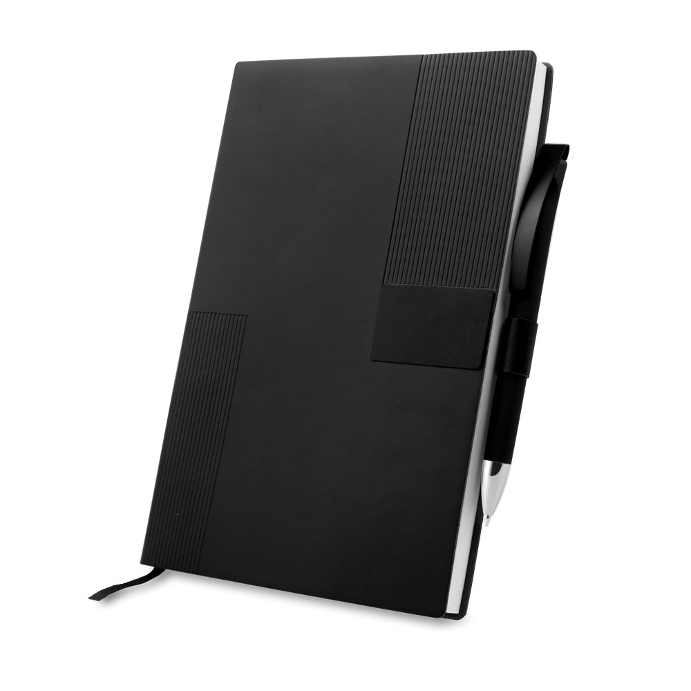 Notatnik Lemara A5 z długopisem - zestaw z grawerowaniem