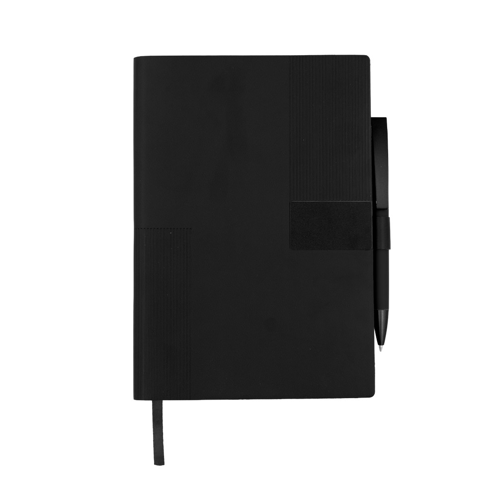 Notatnik Lemara A5 z długopisem - zestaw z grawerowaniem - zdjęcie 3