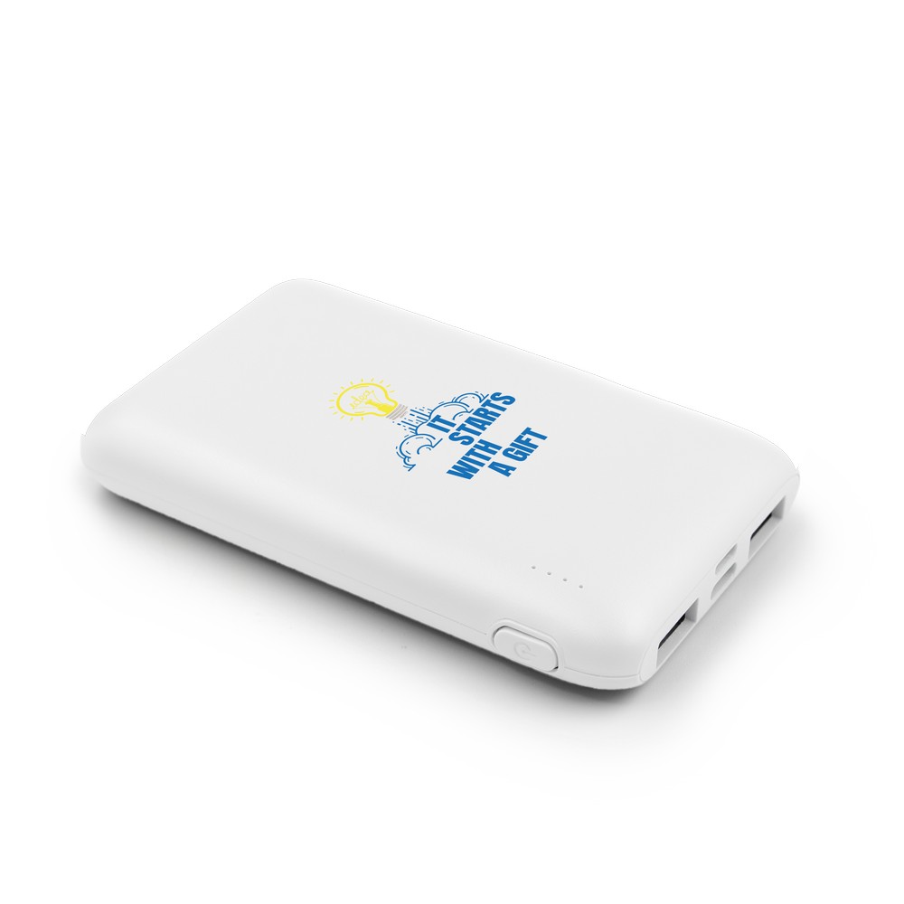 Power bank 5000 mAh | Madreno - Power banki z nadrukiem logo | VEBI - zdjęcie 6