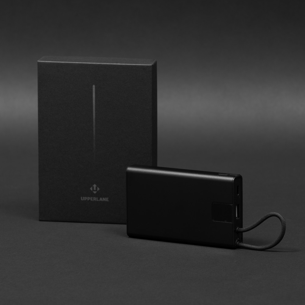 Power bank 10000 mAh Upperlane - Power banki z nadrukiem logo | VEBI - zdjęcie 2