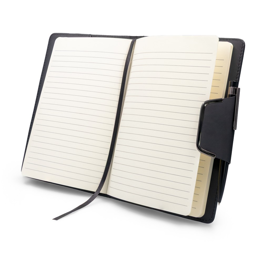 Notatnik A5 z długopisem Upperlane - Notatniki i notesy z nadrukiem logo | VEBI - zdjęcie 8